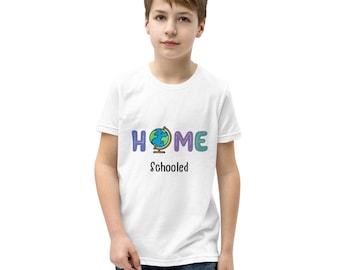 Homeschool Globe Shirt, Kids Homeschool Tee