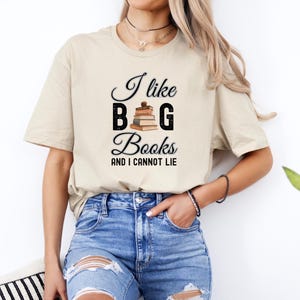 I Like Big Books And I Cannot Lie Funny Book Lover Reader Premium T-Shirt, Book Lover Shirt, book worm lover geek