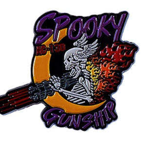 AC 130 Spooky Gunship PIN, Veteran Aircraft Tie Pin, Servicemen Collectible Pins, History & Monument Lapel Pin, War Plane Metal Hat Pin