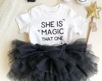 She Is Magic Tee | Girl Birthday Tee | Toddler Girl Birthday Shirt | Magic Shirt | Baby Girl Magic Tee | Whimsical Tee | Toddler Magic Shirt