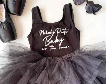 Dirty Dancing Leotard | Dancer Leotard | Toddler Ballet Leotard | Baby Ballet Leotard | Ballerina | Dancer Girl Outfit | Girls Ballet Outfit