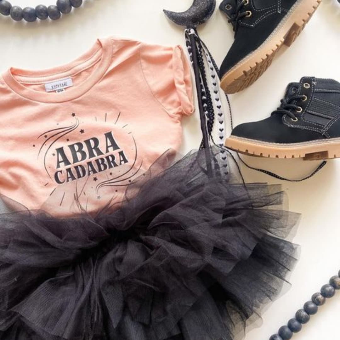 Abracadabra Tee | Halloween Tee | Girl Halloween Tee | Toddler tee | Toddler Halloween Tee | Toddler Fall Tee | Baby Girl Magic Tee
