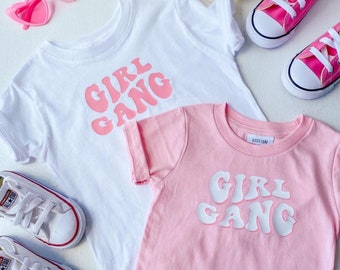 Girl Gang Tee | Girl Power Tee | Toddler Girl Shirt | Girl Gang Shirt | Baby Girl Spring Tee | Feminist Tee | Toddler Spring Shirt