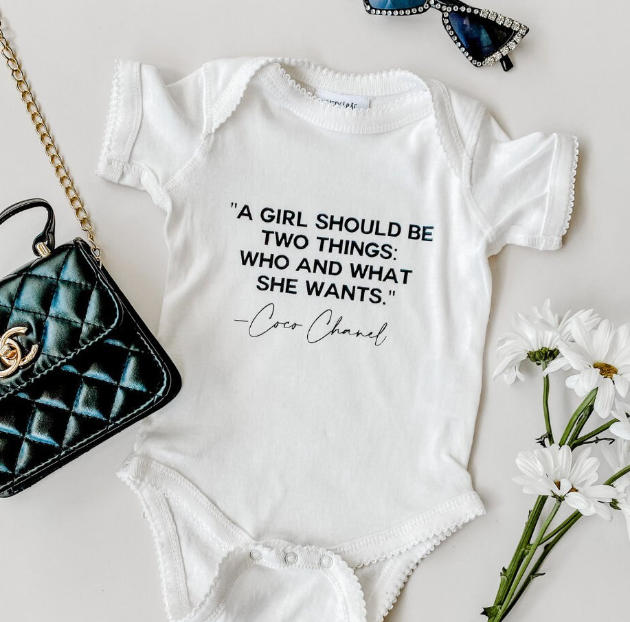 Chanel Onesies - Etsy Chanel Onesies - Etsy