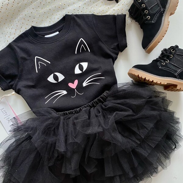 Toddler Cat Shirt Etsy