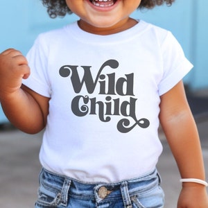 Wild Child Toddler Tee | Birthday Gift | Toddler Tshirt | Funny Kids Shirt | Kids Shirt | Toddler Shirt | Trendy Toddler Tshirt | Bday Gift