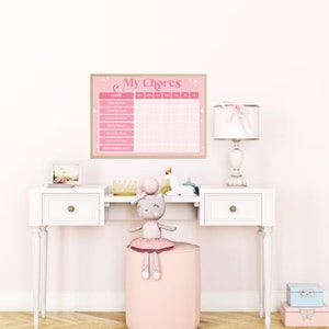CHORE-GRAFIEK voor kinderen | Sjabloon | Direct downloaden | Kinderkarweienschema | Kunst aan de muur | Kinderkamerdecoratie | Doe-het-zelf | Meubilair en decoratie | Ambachten