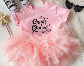 Candy Queen Tee | Halloween Tee | Girls Halloween Tee | Toddler Fall Shirt | Toddler Halloween Tee | Toddler Fall Tee | Baby Girl Fall Shirt