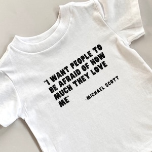 Michael Scott Kids Tee | The Office Toddler Tee | Baby The Office Tee | Michael Scott Quotes | Office TV Show Shirt | Funny Toddler Shirt