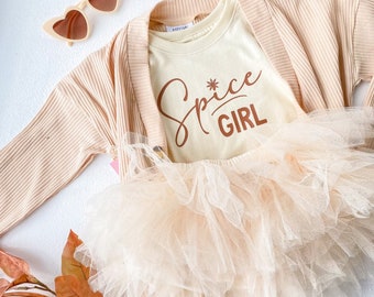 T-shirt Spice Girl | T-shirt d'Halloween | T-shirt d'Halloween pour filles | Chemise d'automne pour tout-petits | T-shirt d'Halloween pour tout-petits | T-shirt d'automne pour tout-petits | T-shirt à la citrouille et aux épices