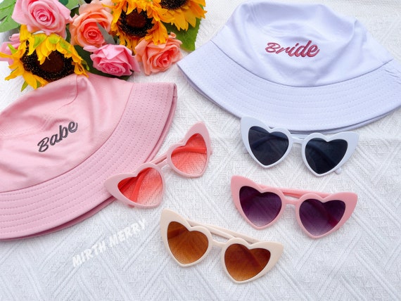 Bridal Bachelorette Bucket Hat Embroidered Bride Babe Cotton Packable Sun Hat Amazon.com: Groom Bucket Hat for Bachelor Party Embroidered  main image 4