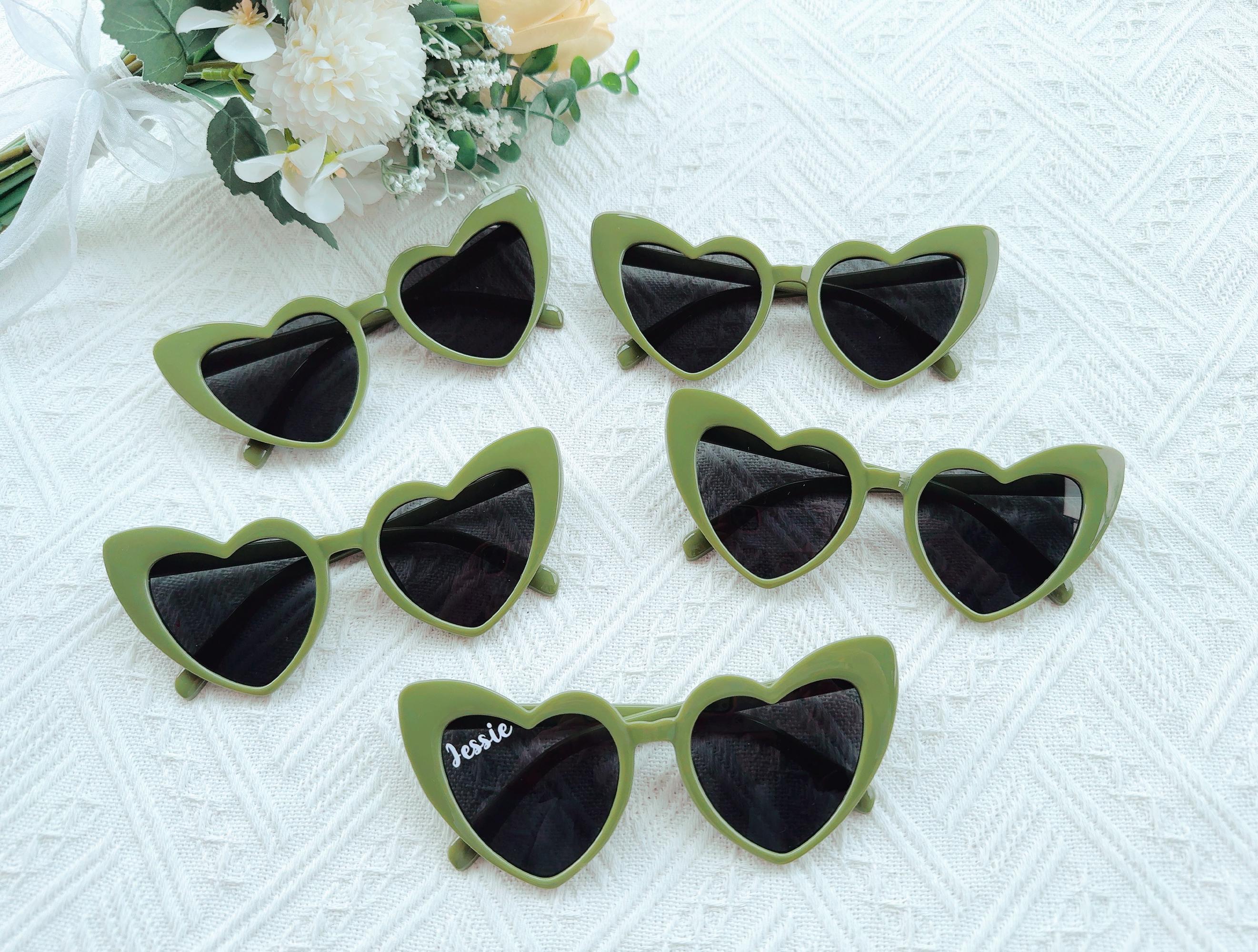 Bride Sunglasses Sage Green - Etsy display picture 2