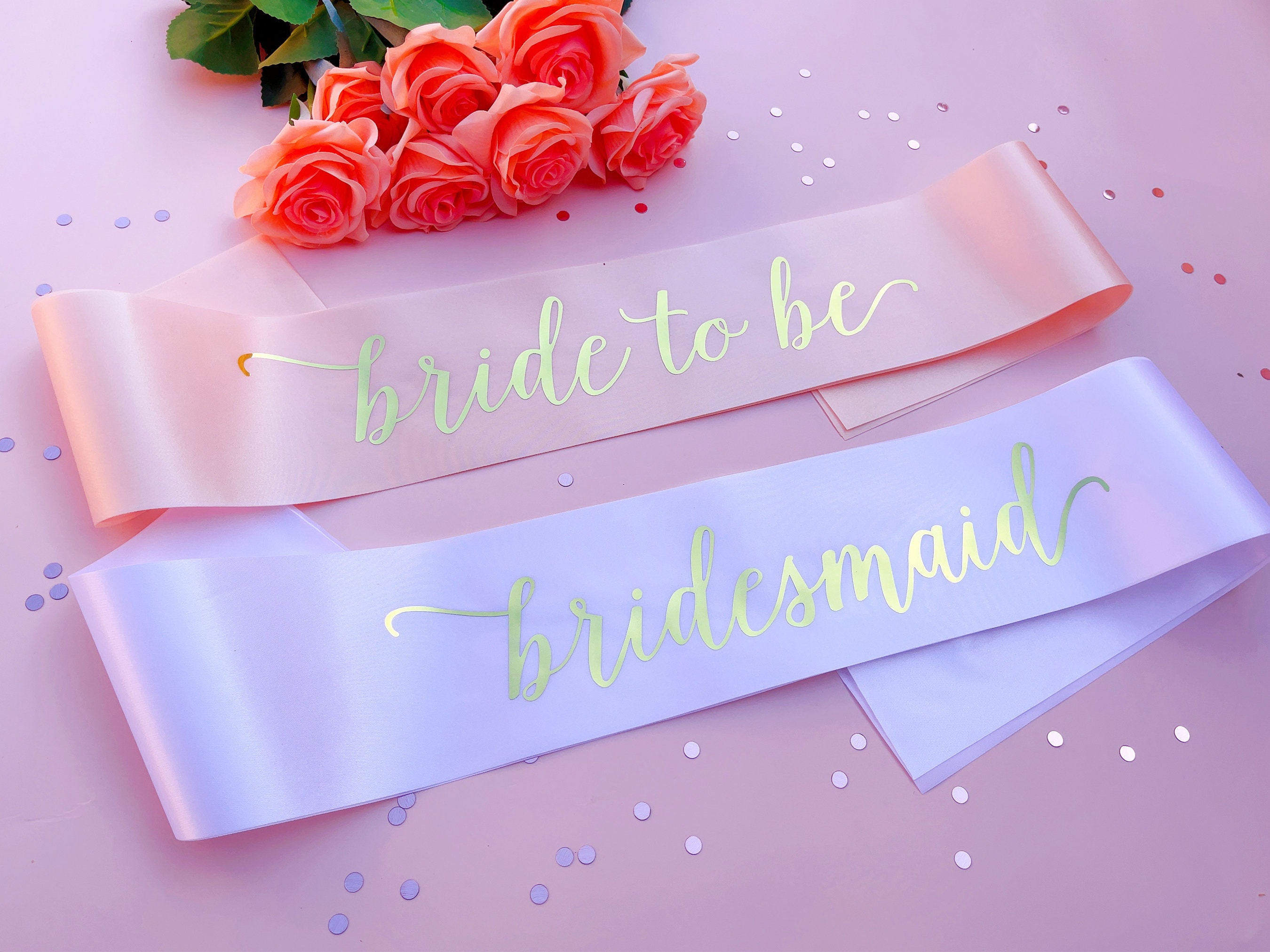 Bride to Be Sash Hen Party Sash Sash for Bride Gold Foil Etsy Australia