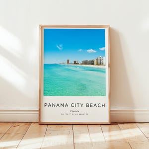 Panama City Beach , Panama City Beach Art, Panama City Beach Photo, Panama City Beach Wall Decor, Unique Home Decor, Travel Poster Print