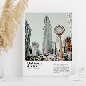 Flatiron District Print, Flatiron District Art, Flatiron District Wall Art, Flatiron District Photo, Flatiron District Poster, NYC