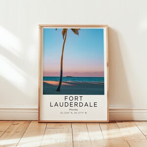 Fort Lauderdale Travel Print, Fort Lauderdale Art, Fort Lauderdale Wall Art, Fort Lauderdale Photo, Fort Lauderdale Photography, Florida