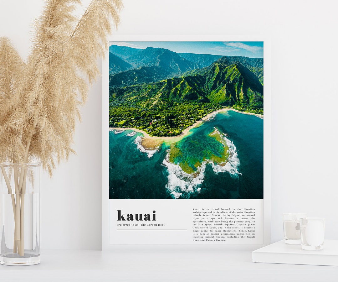 Kauai Print, Kauai Art, Kauai Wall Art, Kauai Artwork, Kauai Poster, Kauai Art Print, Hawaii