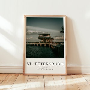 St. Petersburg, St. Petersburg Wall Art, St. Petersburg Photo, St. Petersburg Florida Art, St. Petersburg Wall Decor, Florida Print, Florida