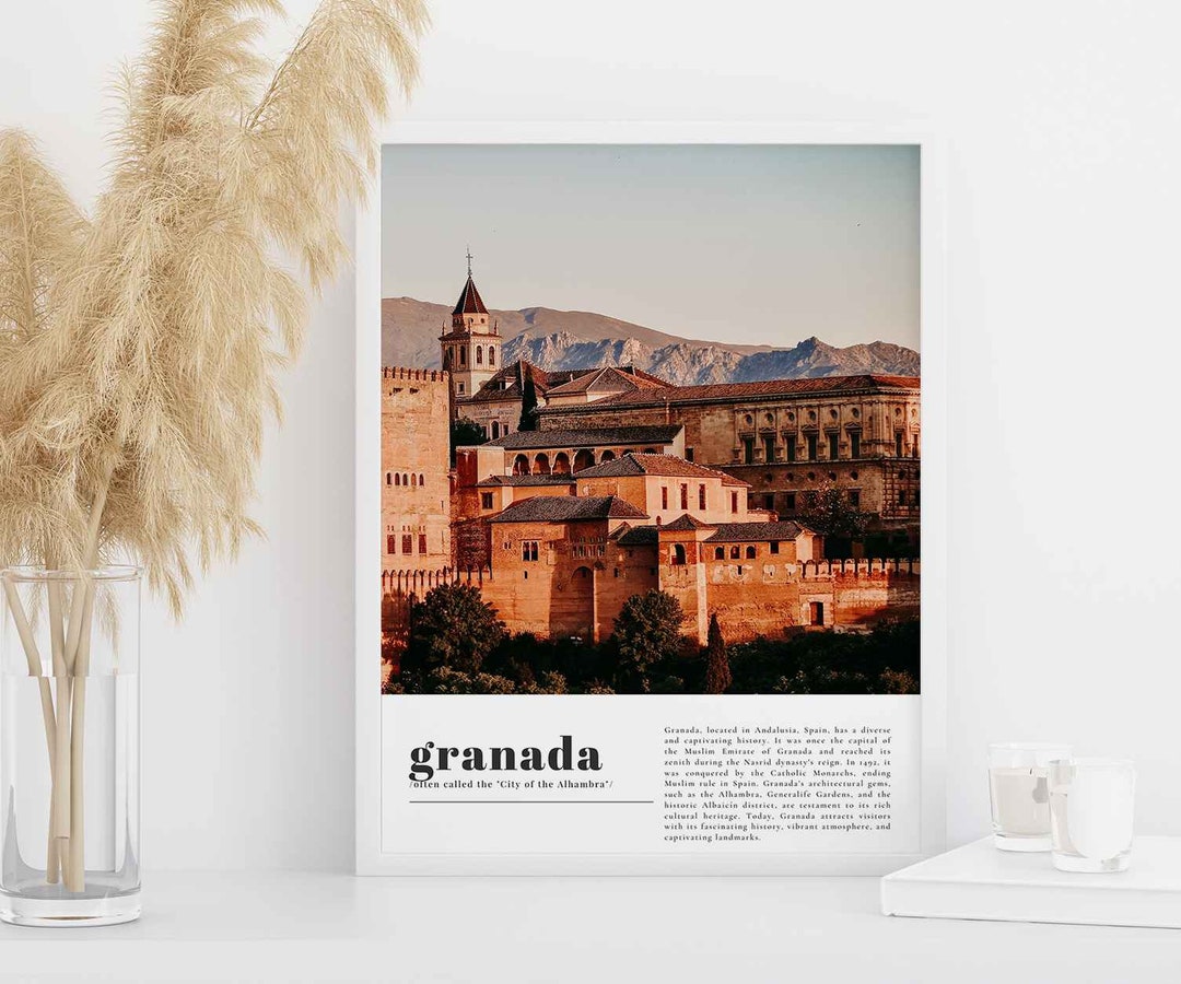 Granada Print, Granada Art, Granada Wall Art, Granada Art Print