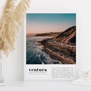 Ventura Travel Print, Ventura Wall Art, Ventura Art, Ventura Photo, Ventura Poster, Ventura Decor, Ventura Art Print, California, Ventura
