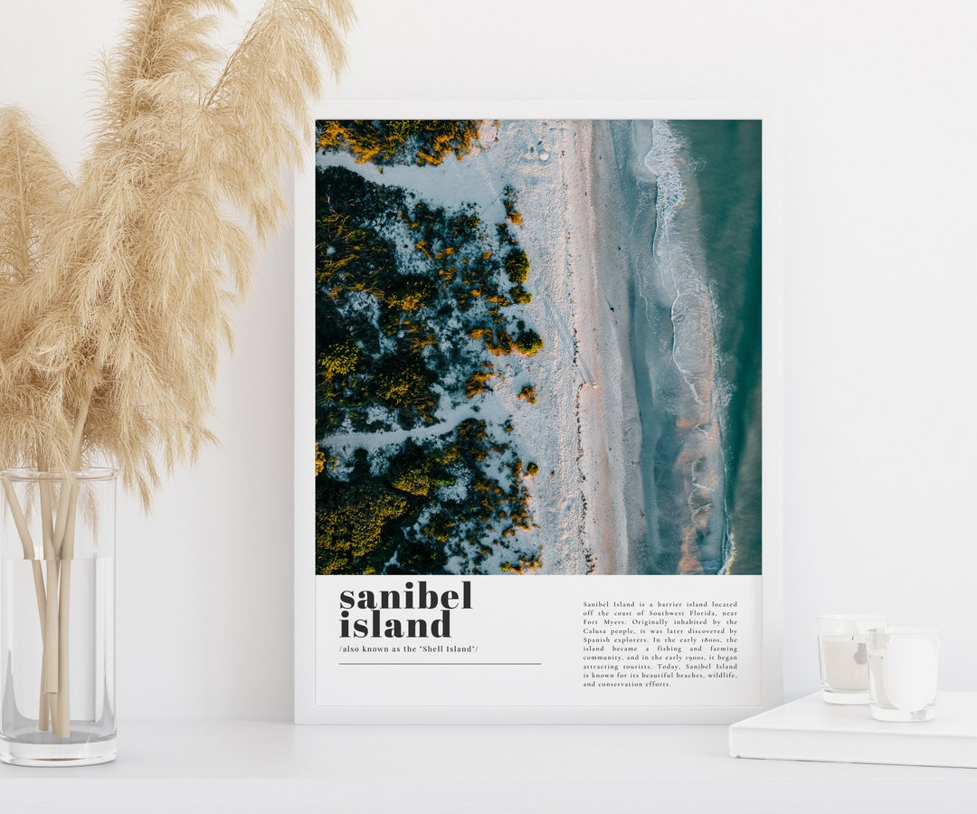 Sanibel Island Travel Print, Sanibel Island Travel Poster, Sanibel Island Photo, Travel Wall Art ...