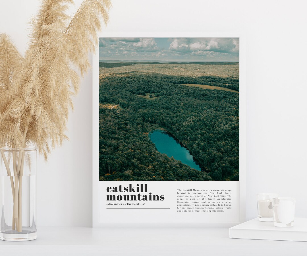 Catskill Mountains Print, Catskill Mountains Wall Art, Catskill