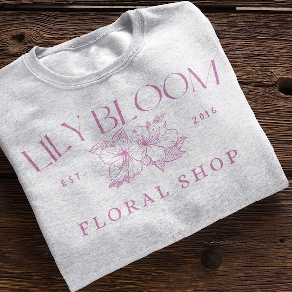 Het eindigt met ons, Lily Bloom's Floral Shop geborduurd Crewneck Sweatshirt, Bloem sweatshirt, COHO, Booktok, Trendy shirt, boek cadeau, trendy