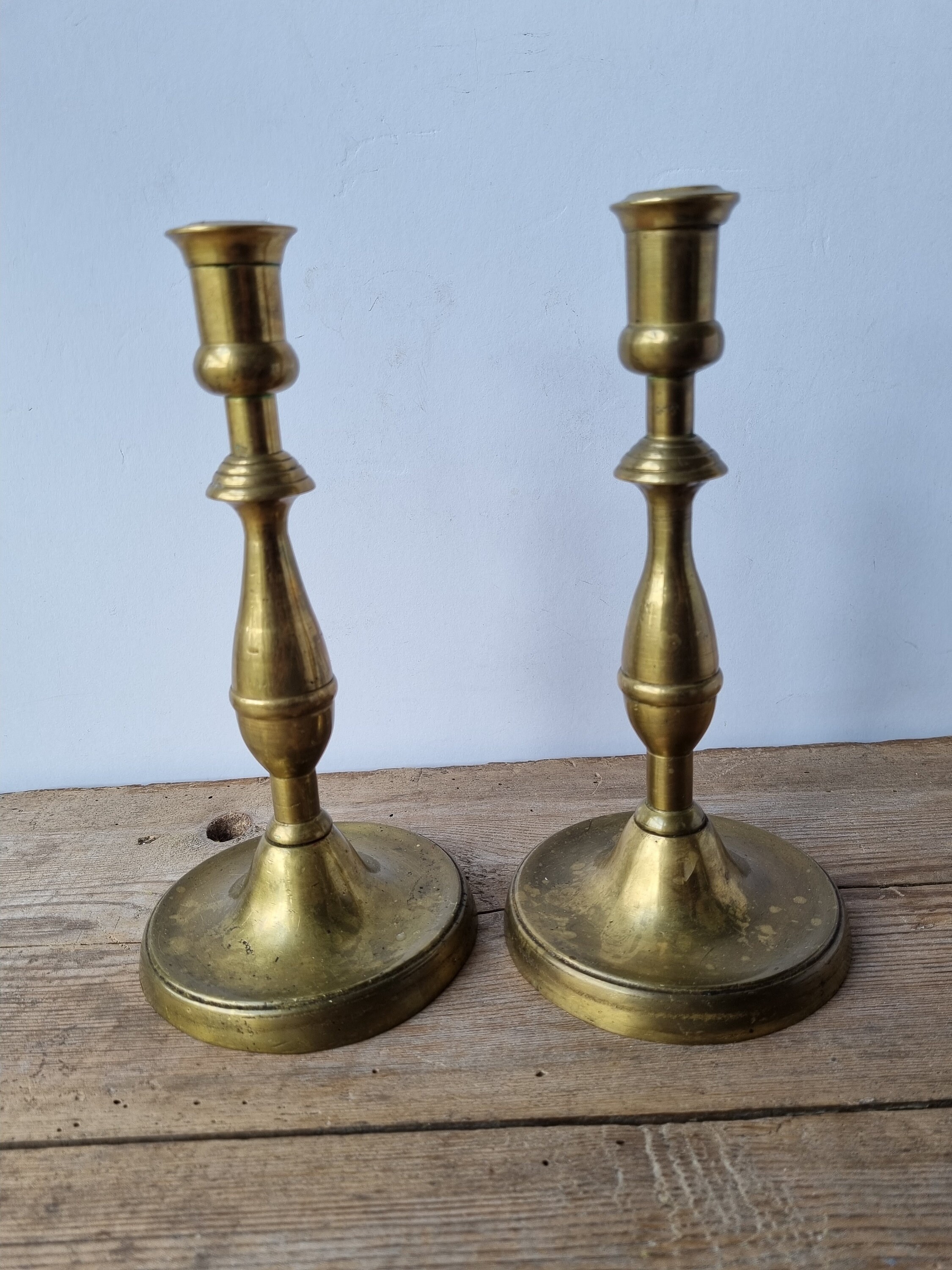 Victorian candlesticks living room traditional 22 cm old candle holders