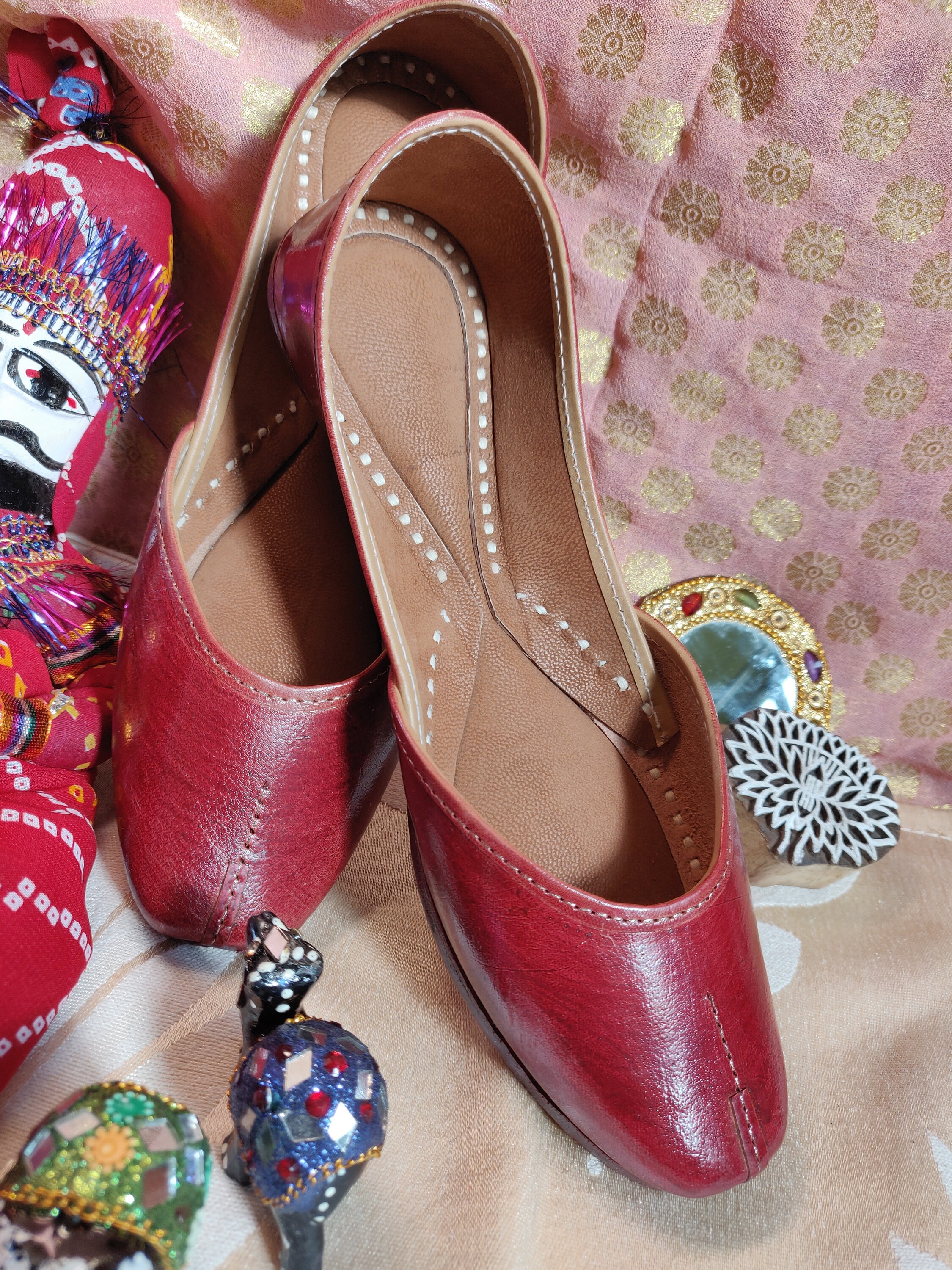Handcrafted ethnic shoes for ladies Etsy
