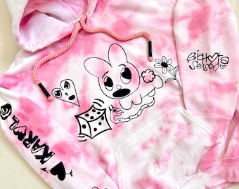 Karol g Sudadera con capucha y efecto tie-dye para adultos. (Mañana será temporada de bonito bichota) inspirado