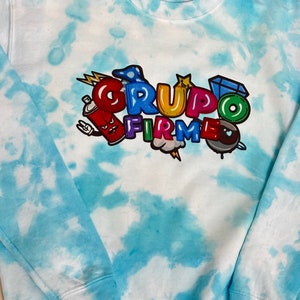 Eudin Caz tie-dye kids hoodie. Grupo firme inspired