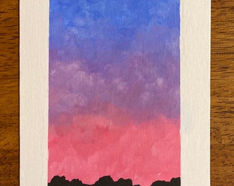 Pink, Purple, Blue