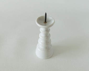 Japanese Ceramic Candle Holder, Buddhist Ritual Stand
