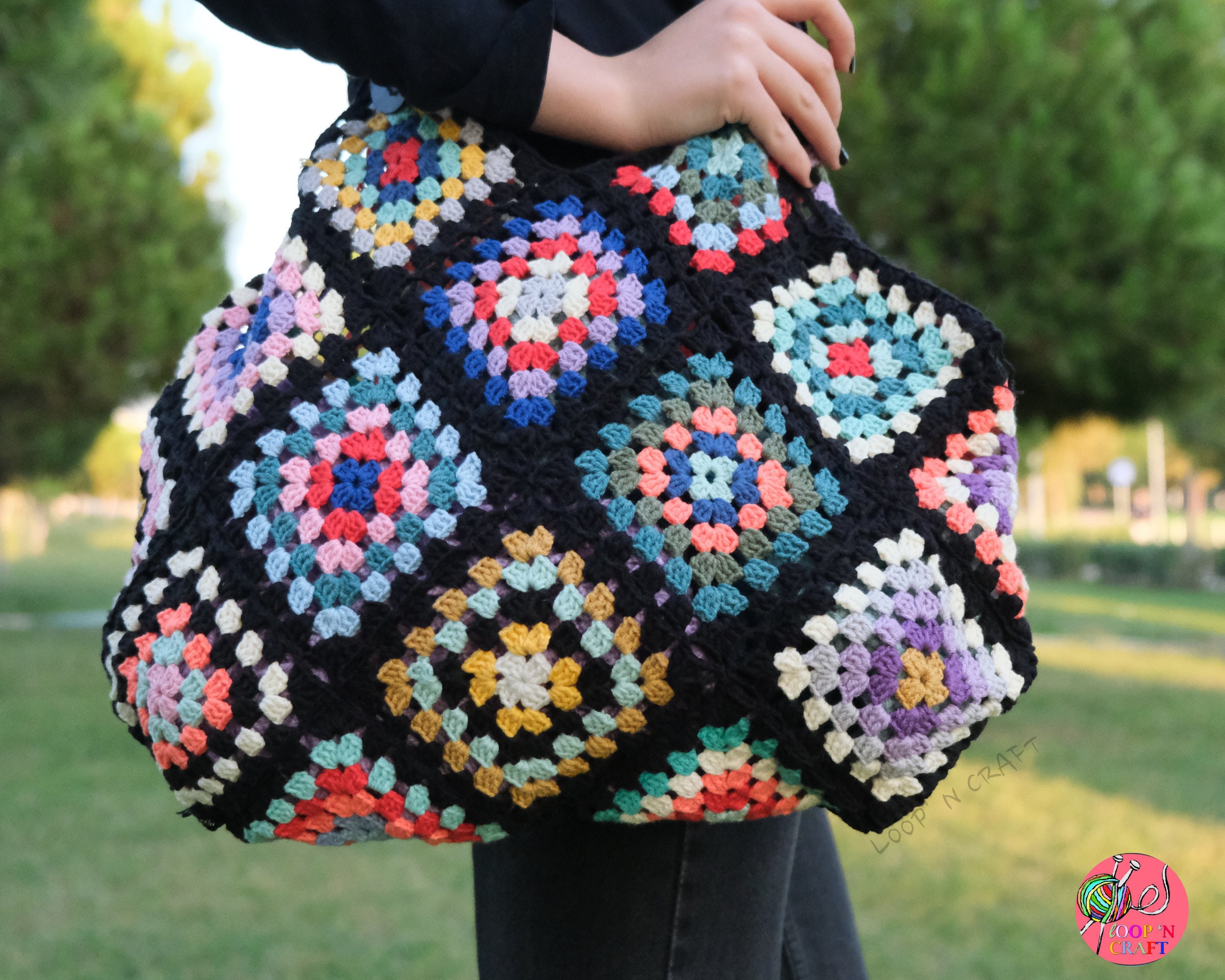 Calliope Crossbody Boho Bag Crochet Pattern • Green Fox Farms Designs