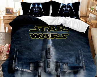 Star Wars Bedding Queen Etsy