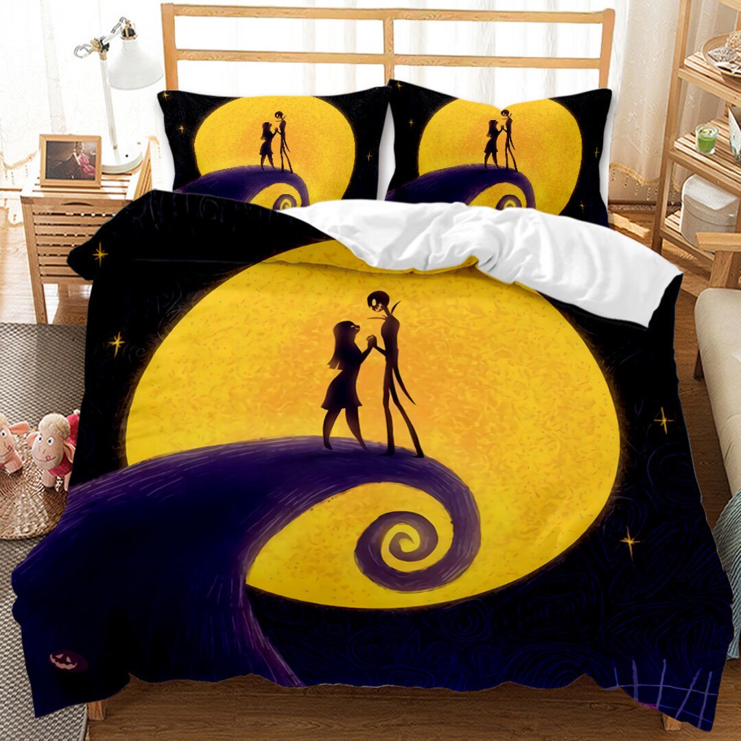 Nightmare Before Christmas Bedding Set King Size Halloween and Etsy