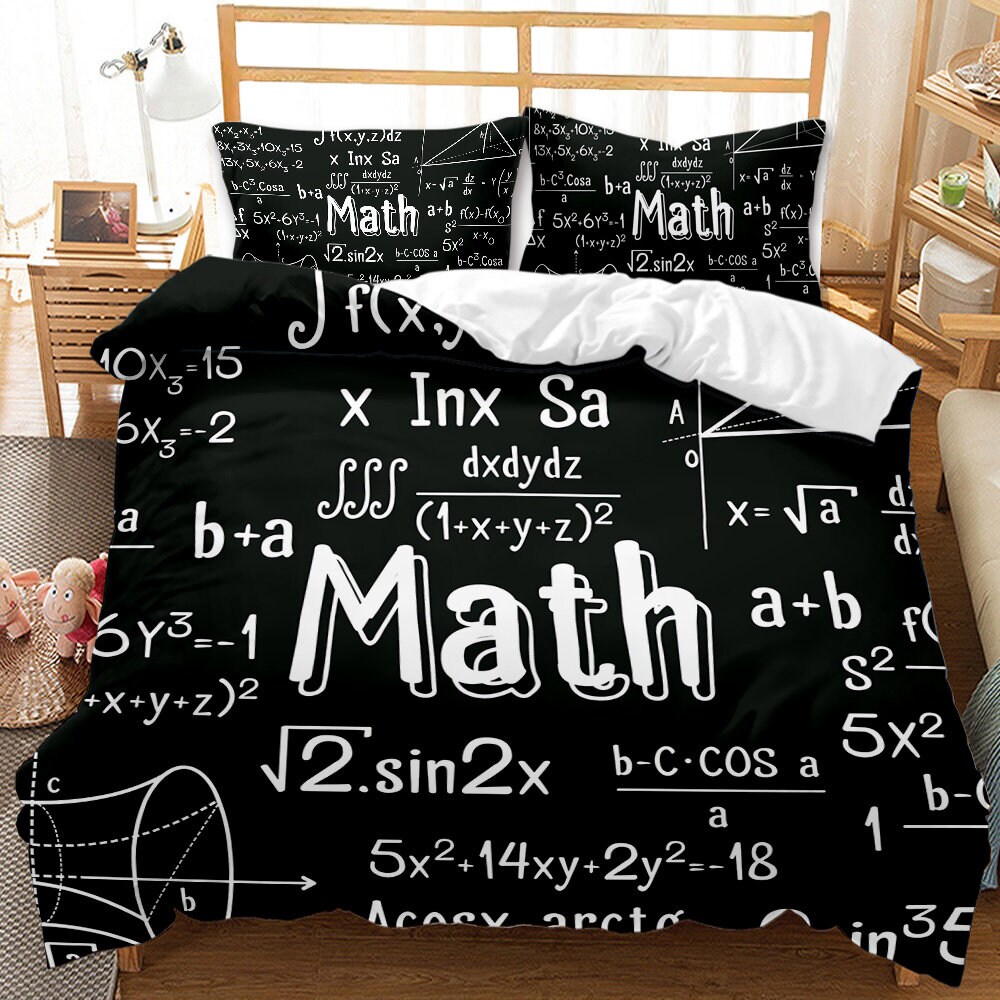 Mathematical Formula Bedding Sets Duvet Cover For Kids Girls Etsy Norway Mathematical Formula Bedding Sets Duvet Cover For Kids Girls Etsy Norway