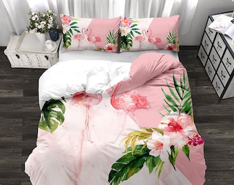 Flamingo Bedding Queen Size | Etsy