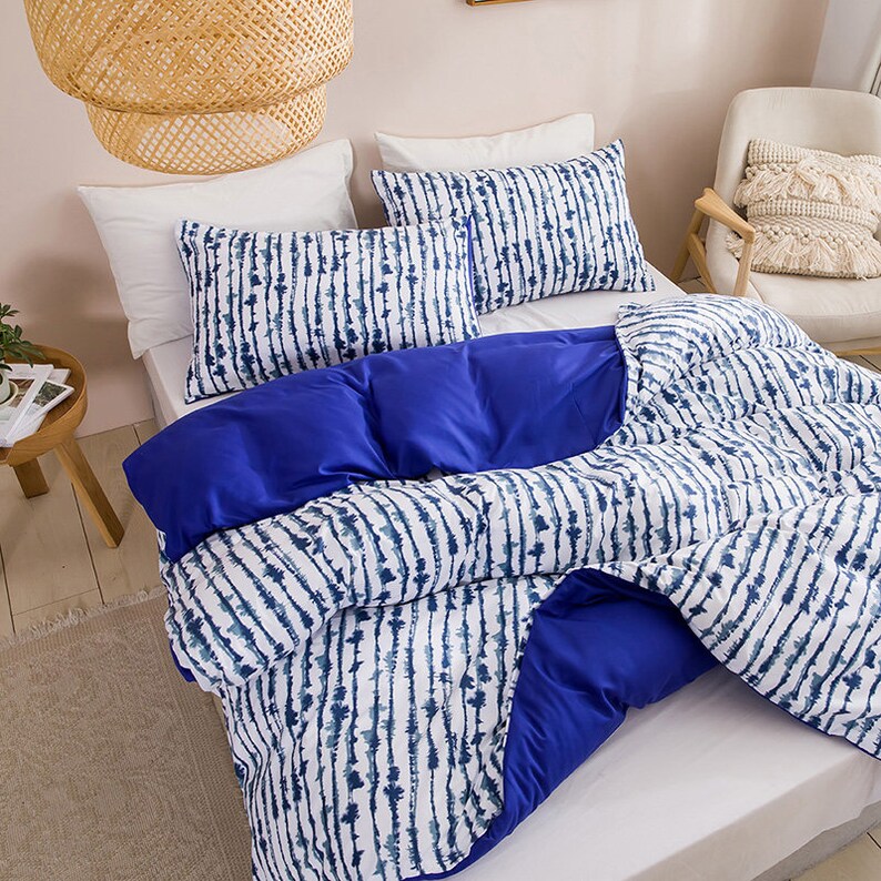 3 Pieces Microfiber Duvet Cover Set Ultra Soft Zipper Closure Etsy