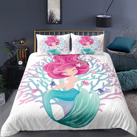 Mermaid Tail Duvet Cover Bedding Mermaid Scales Tail Quilt Cover Set Mermaids Are REAL