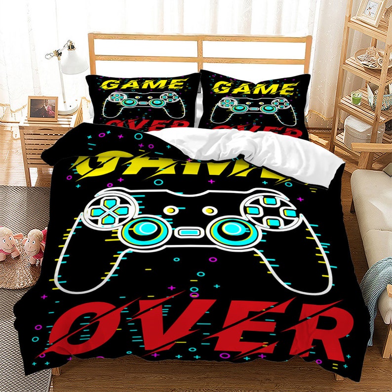 Gamer Duvet Cover for Boysgaming Comforter Cover Fullcool - Etsy