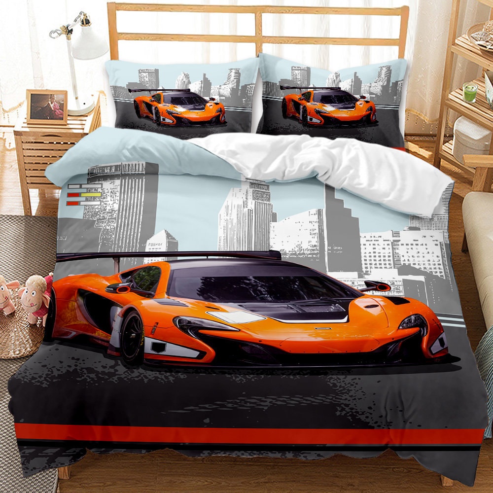 Race Car Duvet Cover Sets Queen Size Boy's Sport Bedding Etsy UK