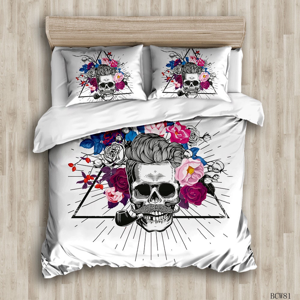 Discover Skull Bedding Set