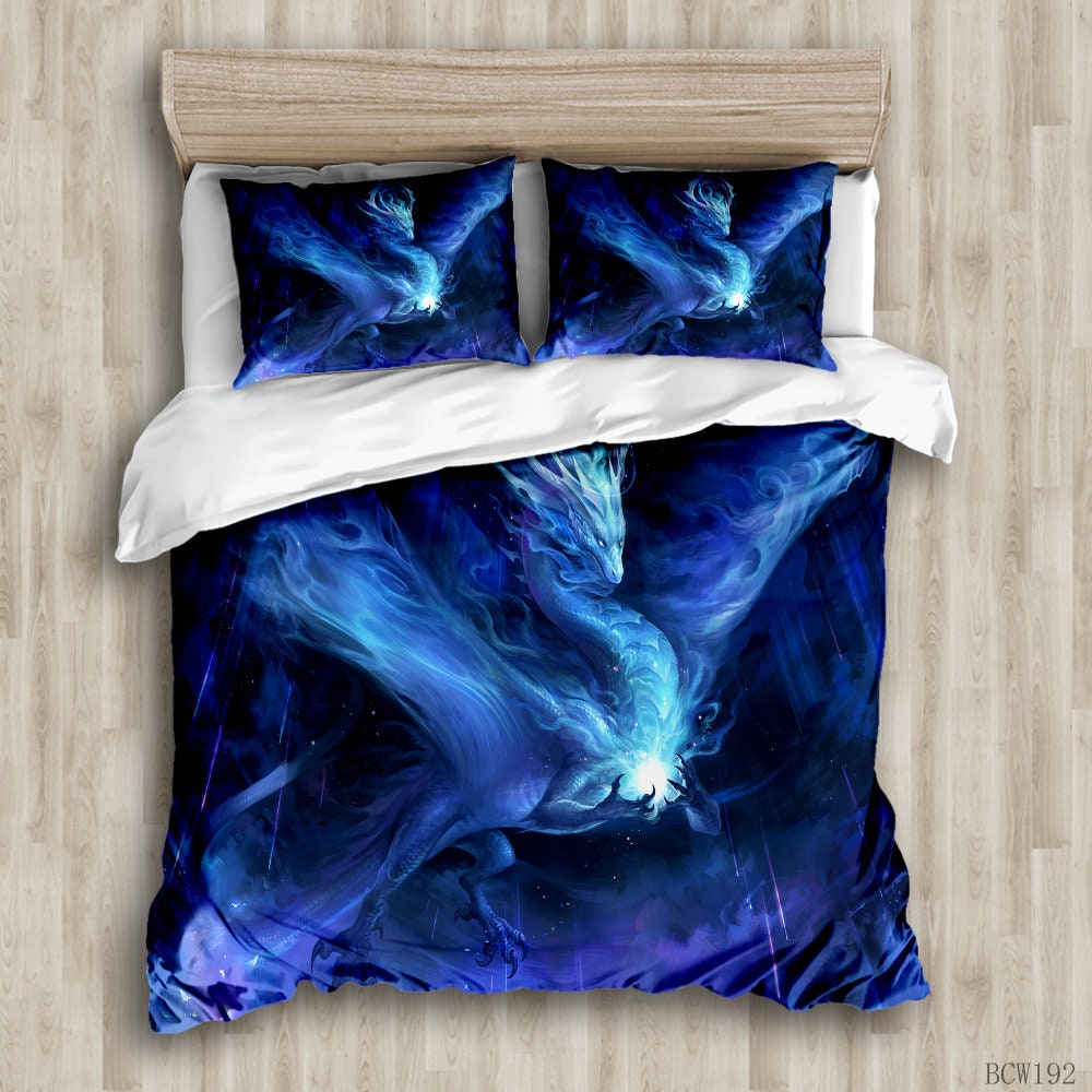 Buy Dragon Bedding Queen 3D Mythical Dragon Print 3 Piece Bed Set