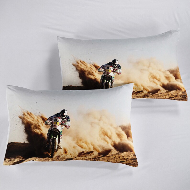 Motorcycle Bedding Setmotocross Bedding Duvet Cover and Etsy
