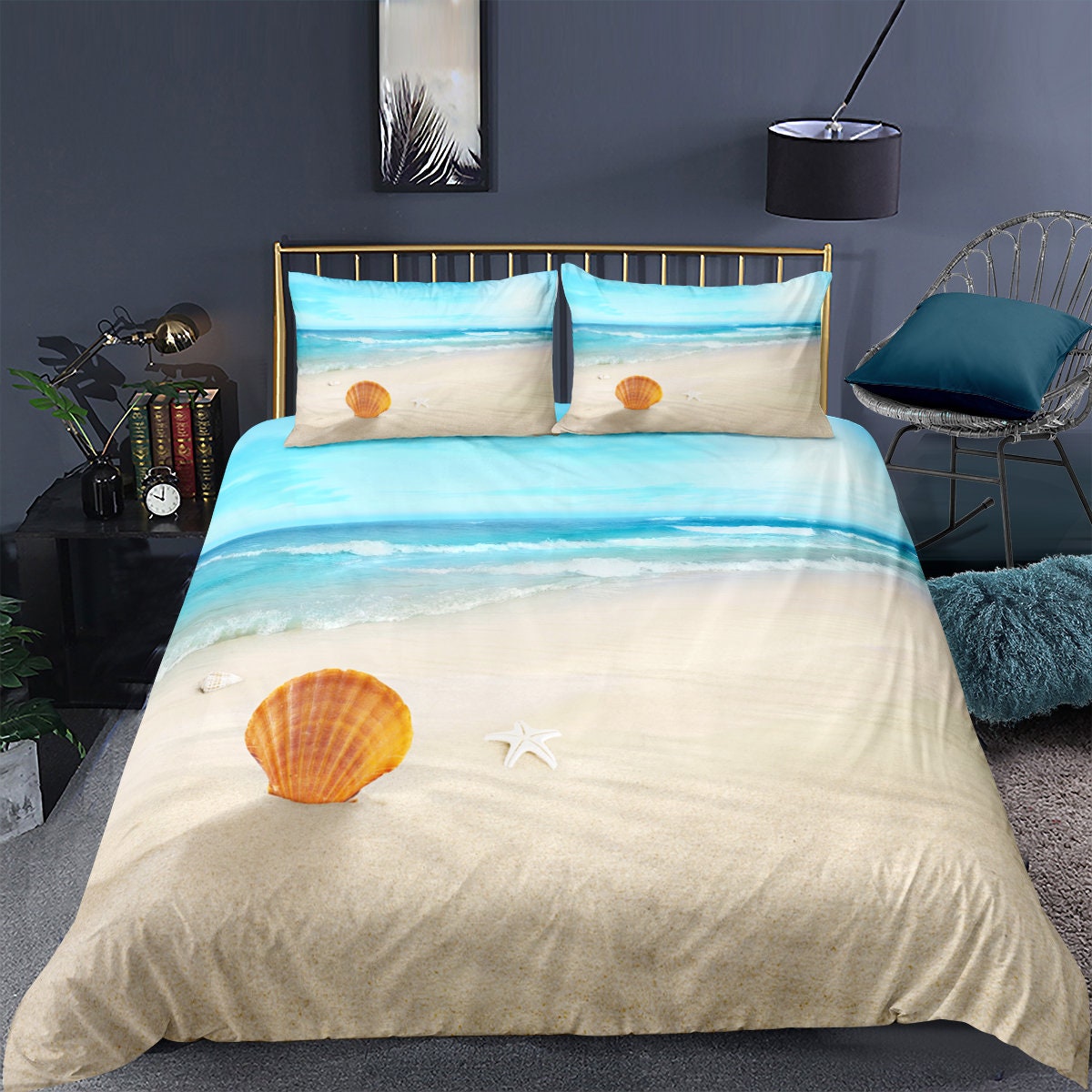 Beach Bedding Set Kids Hawaiian 