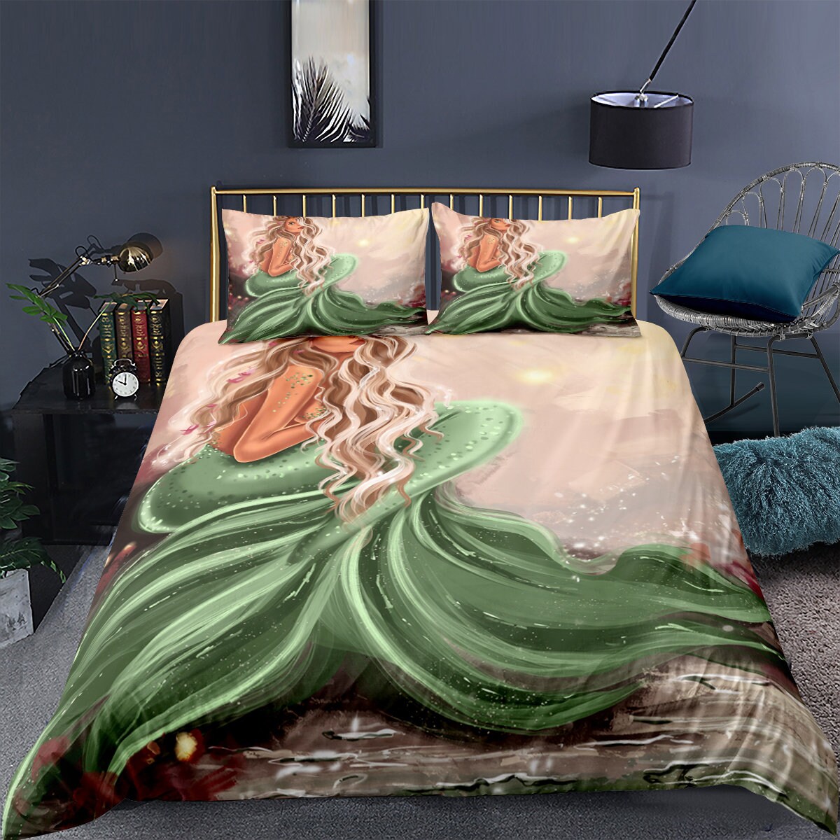 Ariel Princess Duvet Cover Mermaid 