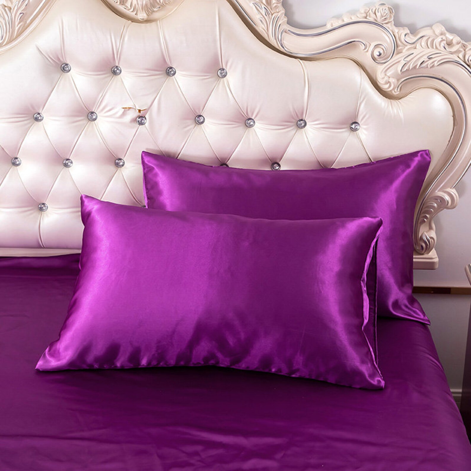 Duvet Cover Set King Size Silk Duvet Cover Soft Silky Satin Etsy