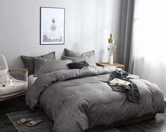 grey single bedding set