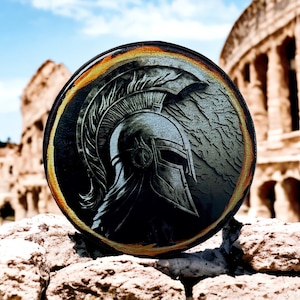 Gladiator Helmet of Salvation - Fits Gladiator Jeep decal with helmet - Metal Vehicle - Fits Jeep Gladiator others available